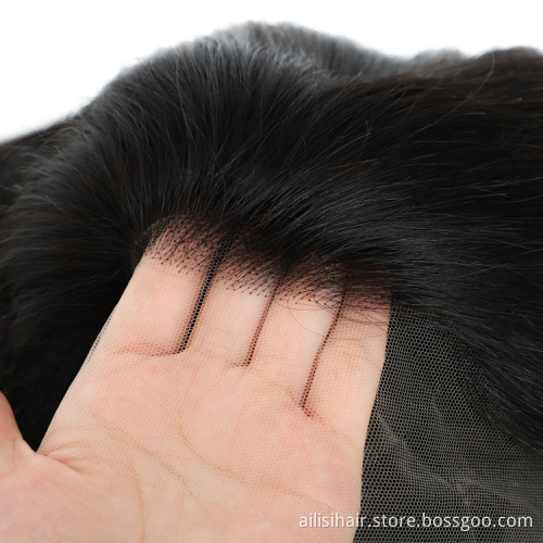 HD Thin Transparent 180%  Full Lace Frontal Wigs Human Hair  HD Lace Wig For Black Women Lace Front Human Hair Wigs
